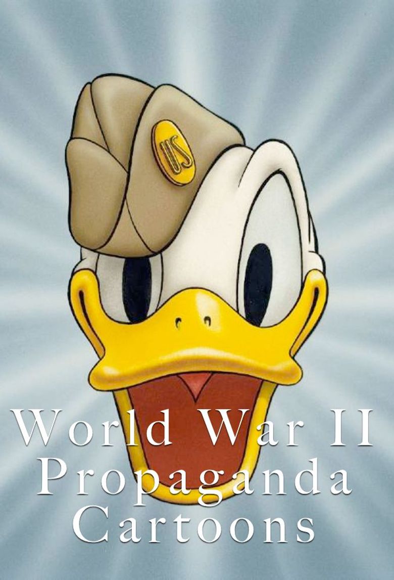 World War II Propaganda Cartoons Poster