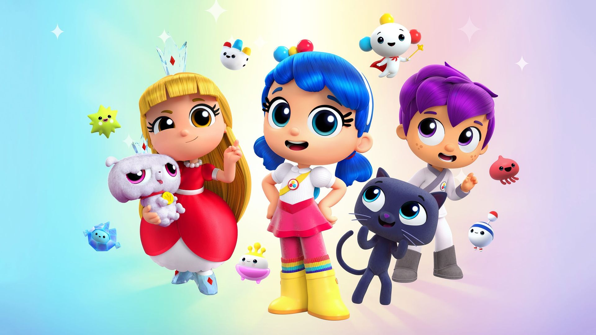 True and the Rainbow Kingdom Backdrop