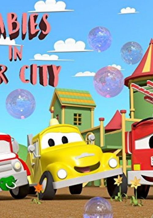 Babies in Car City Poster