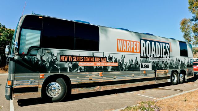 Warped Roadies Backdrop