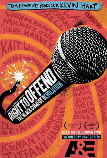  Right to Offend: The Black Comedy Revolution Poster