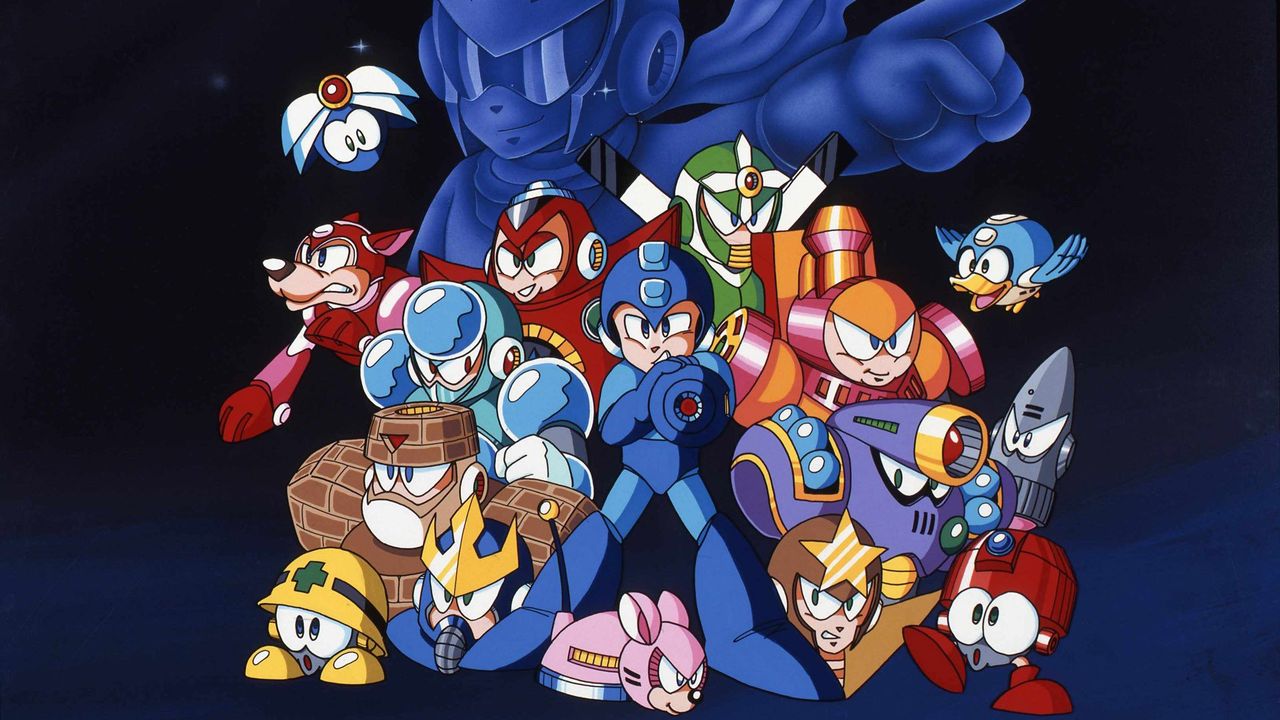 Mega Man Backdrop