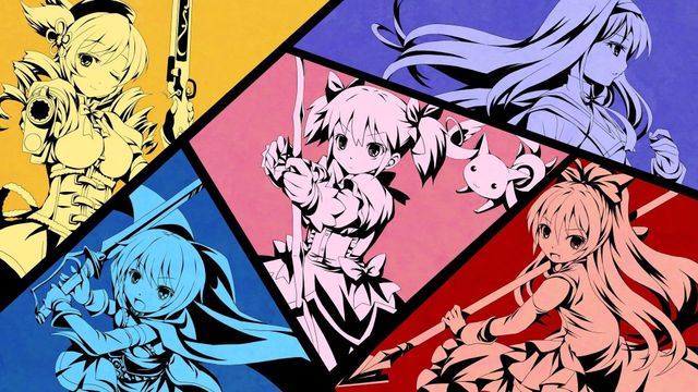 Puella Magi Madoka Magica Backdrop
