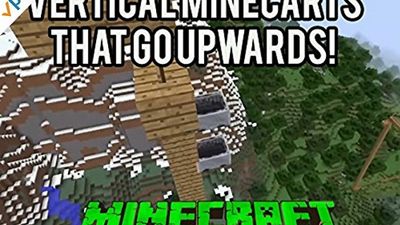 Season 03, Episode 23 Vertical Minecarts That Go Upwards in Minecraft!
