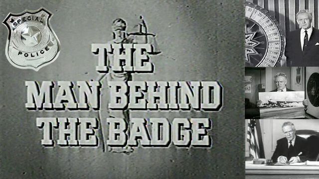 The Man Behind the Badge Backdrop
