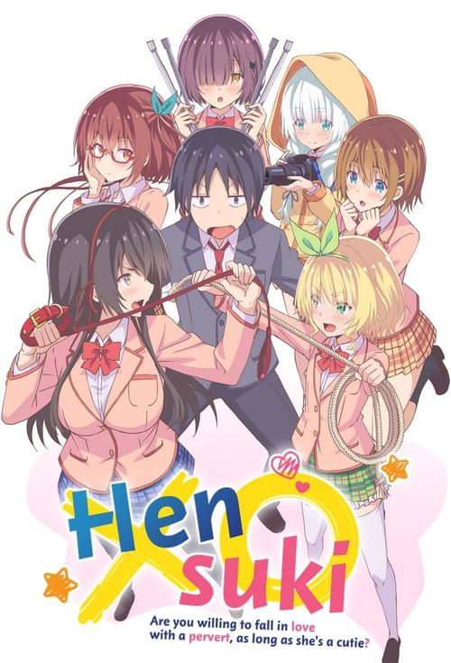 Hensuki: Are you willing to fall in love with a pervert, as long as she's a cutie? Poster