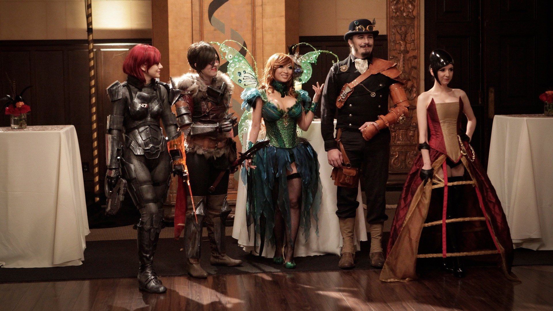 Heroes of Cosplay Backdrop