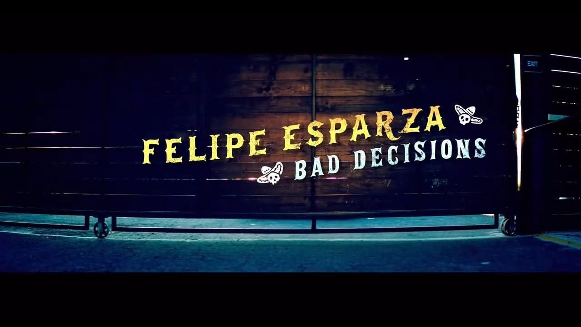 Felipe Esparza: Bad Decisions Backdrop