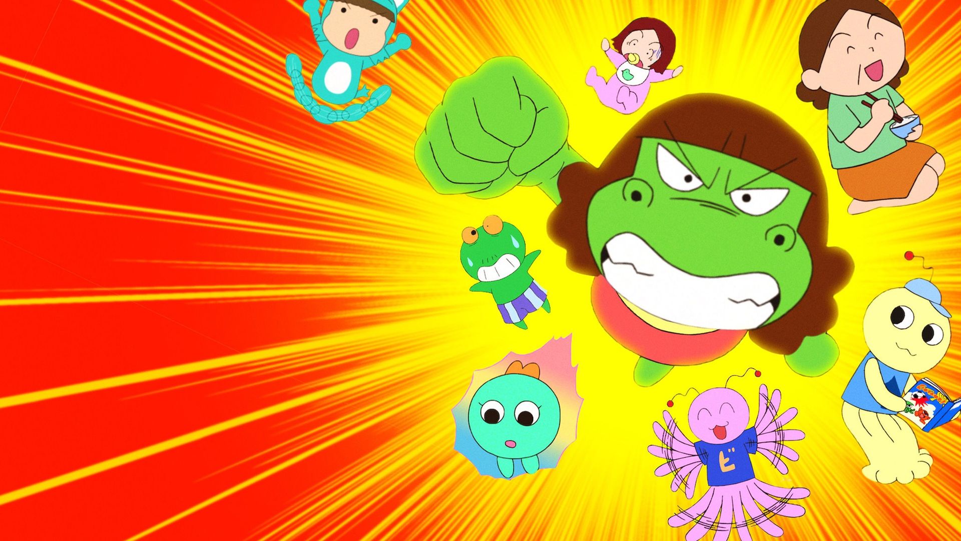 Dino Girl Gauko Backdrop
