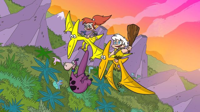 Yabba-Dabba Dinosaurs! Backdrop