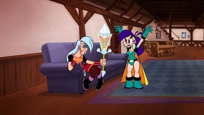 Season 03, Episode 12 Mighty Magiswords: Ain't That a Kick in the Side? / Vambre's Guilty Pleasure