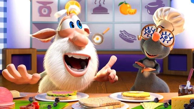 Booba: Food Puzzle Backdrop