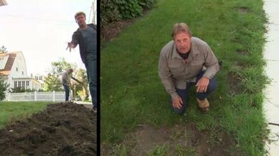 Season 11, Episode 15 Toilet Installation; Patching a Lawn with Grass Seed