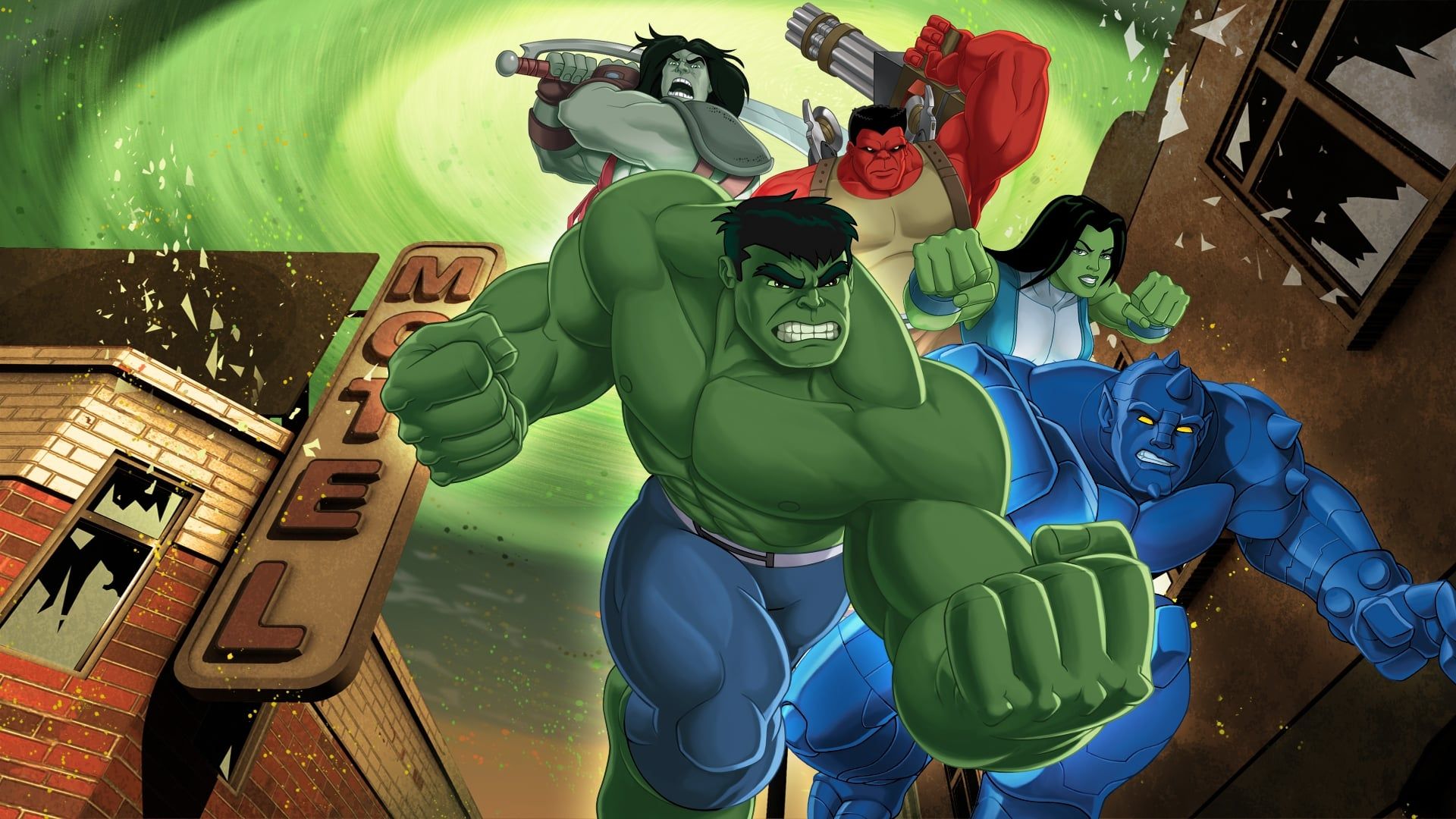Hulk and the Agents of S.M.A.S.H. Backdrop