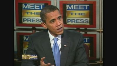 Season 2008, Episode 01 Meet The Press - Barack Obama