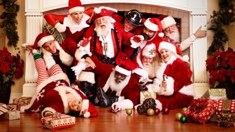  Santas in the Barn Poster
