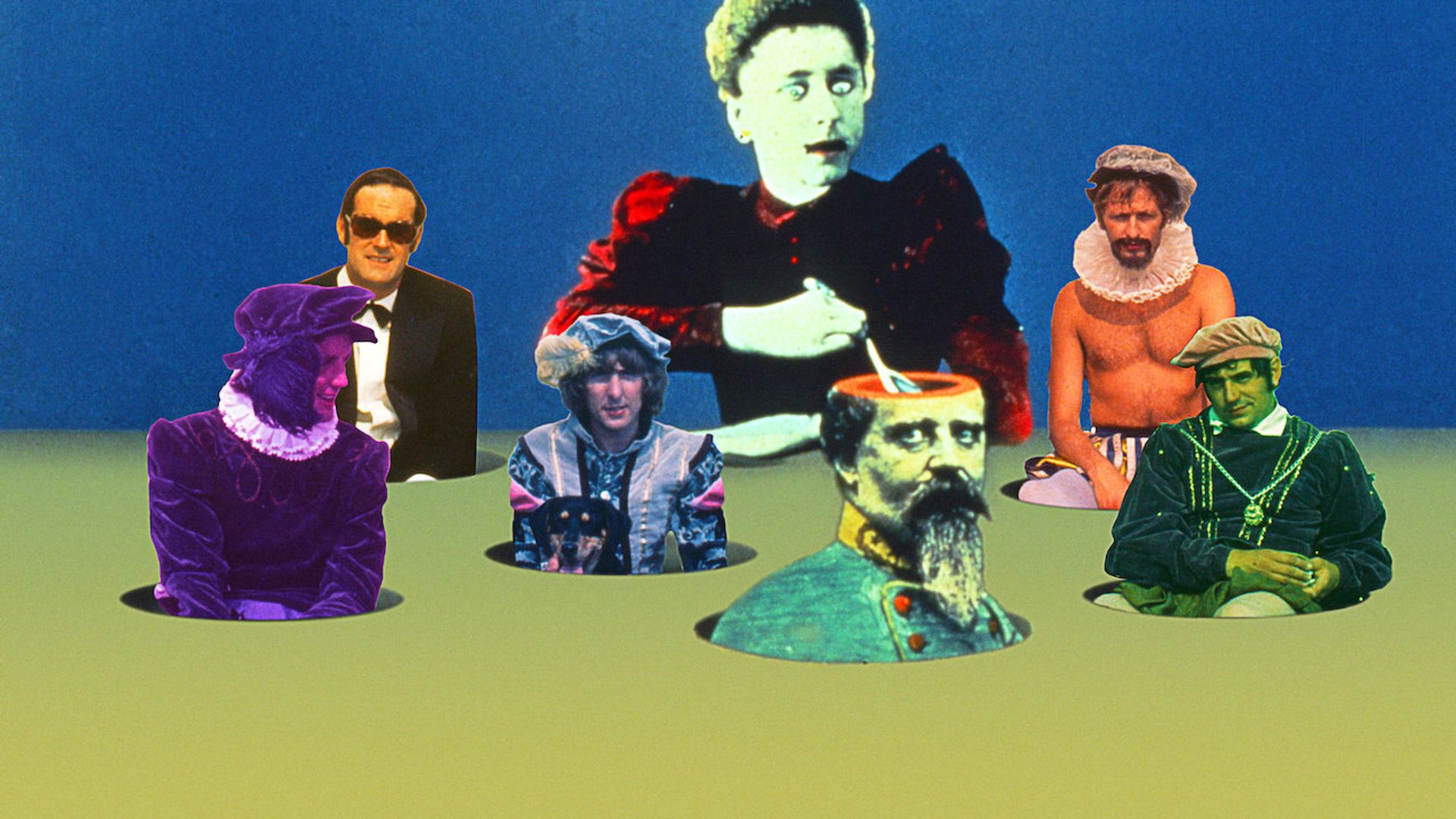 Monty Python's Personal Best Backdrop