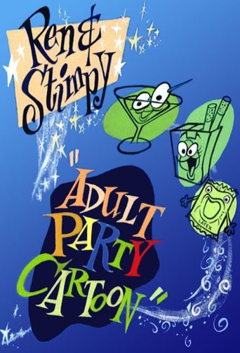  Ren & Stimpy "Adult Party Cartoon" Poster