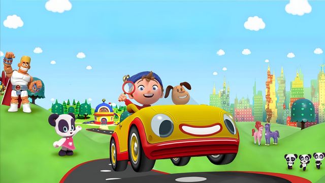 Noddy, Toyland Detective Backdrop