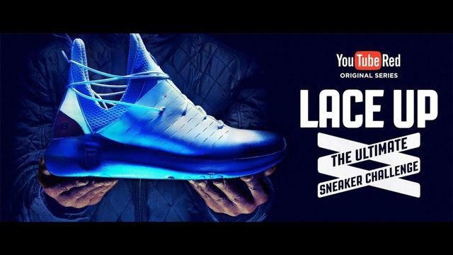 Lace Up: The Ultimate Sneaker Challenge Backdrop
