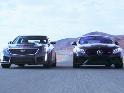 Season 08, Episode 97 2018 Mercedes-AMG E63 S Sedan vs. 2017 Cadillac CTS-V Sedan