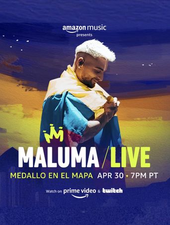  Maluma LIVE: Medallo En El Mapa Poster