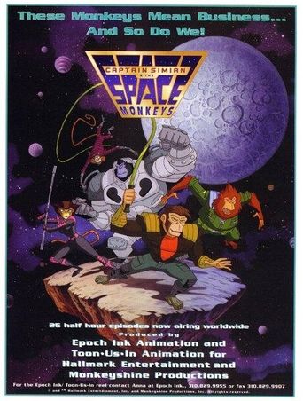 Captain Simian & The Space Monkeys Poster