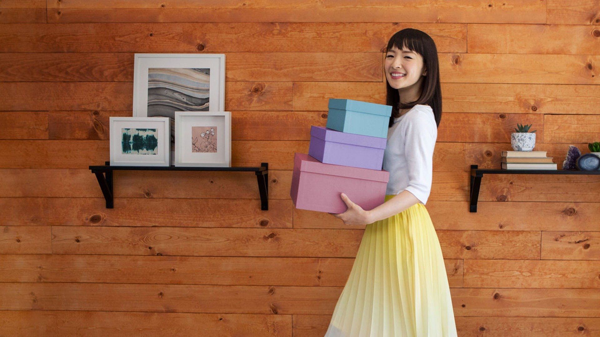 Tidying Up with Marie Kondo Backdrop