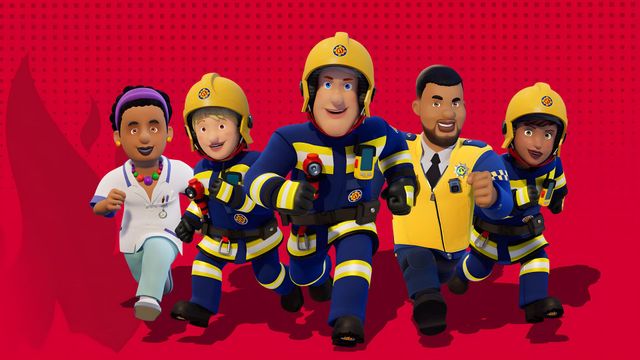 Fireman Sam Backdrop