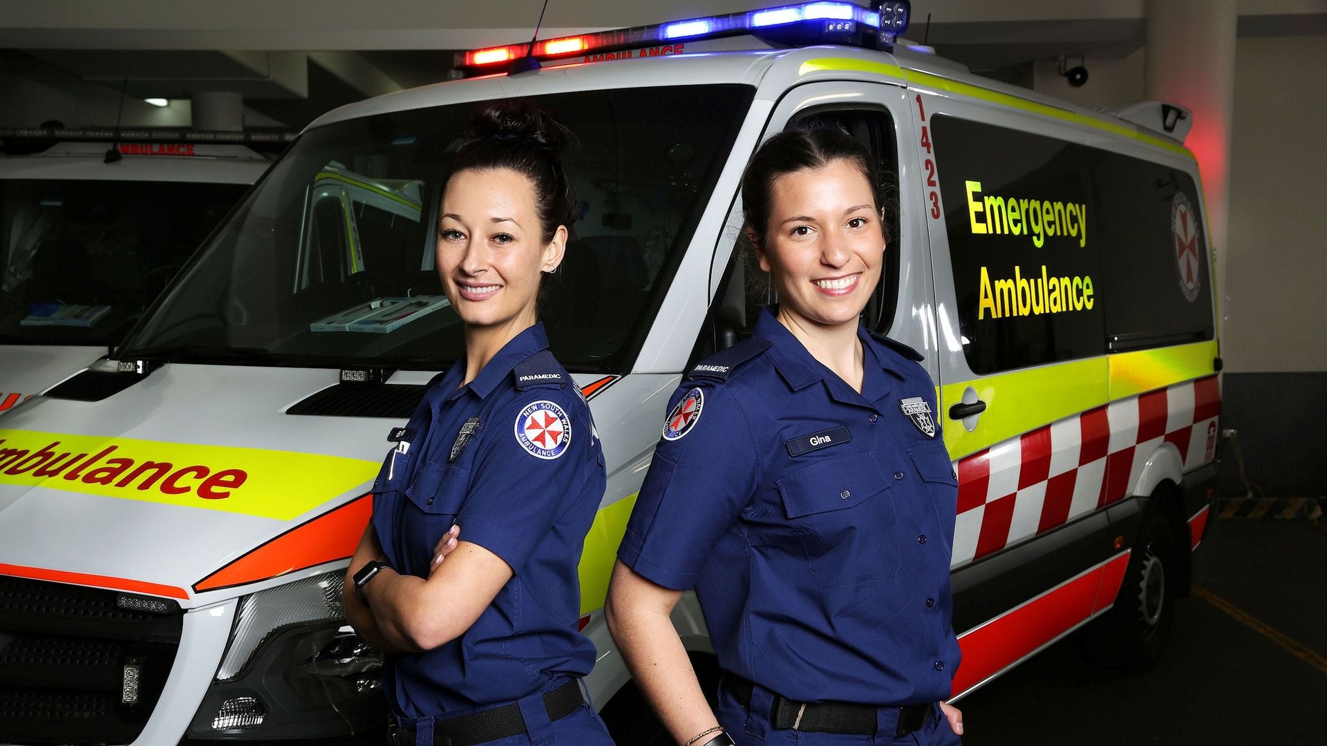 Ambulance Australia Backdrop