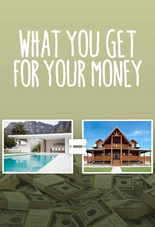 What You Get for Your Money Poster