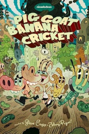  Pig Goat Banana Cricket Poster