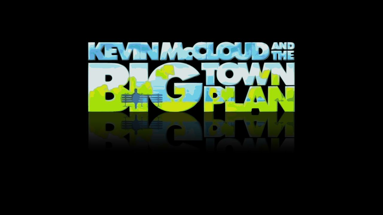 Kevin McCloud and the Big Town Plan Backdrop
