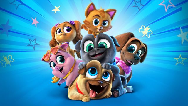 Puppy Dog Pals Backdrop