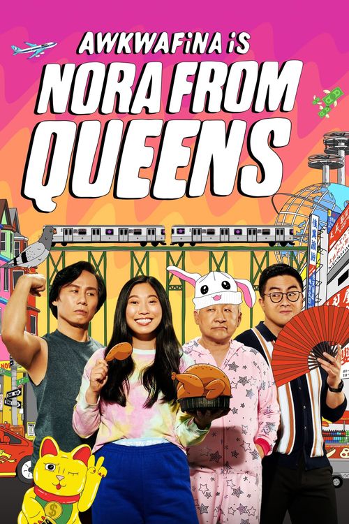 Awkwafina Is Nora from Queens Season 2 Poster