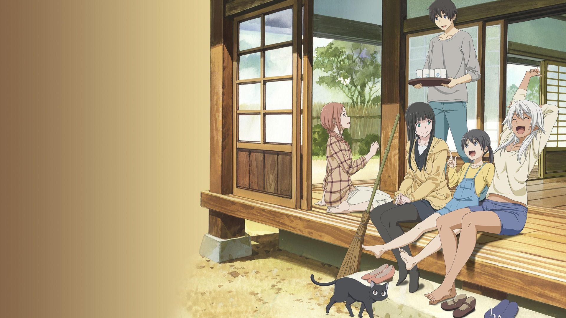 Flying Witch Backdrop