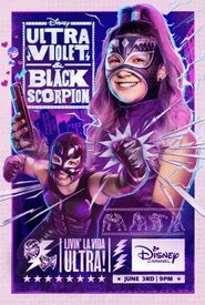  Ultra Violet & Black Scorpion Poster