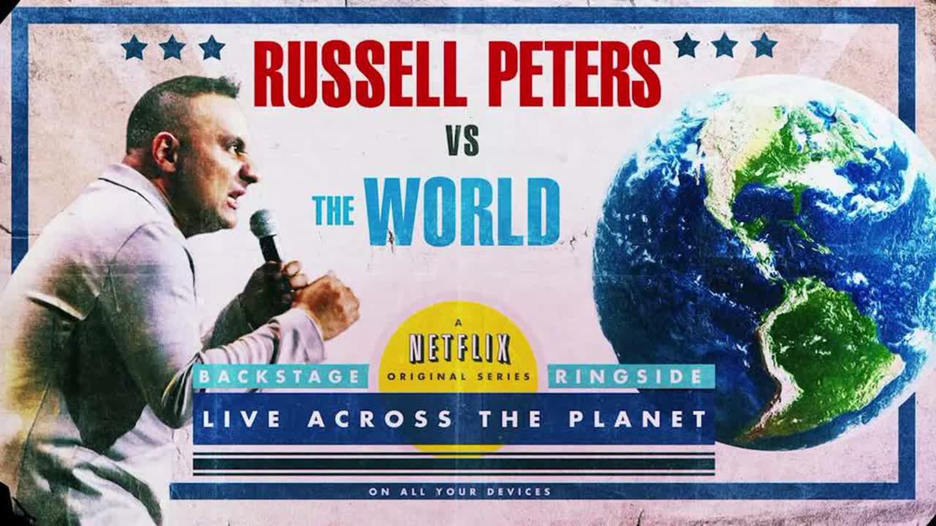 Russell Peters vs. the World Backdrop