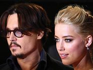  Johnny Depp & Amber Heard Poster