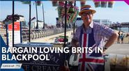 Bargain-Loving Brits in Blackpool Poster