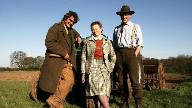 Wartime Farm Backdrop