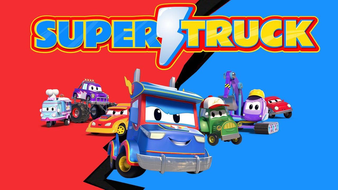 Super Truck - Carl the Transformer Backdrop