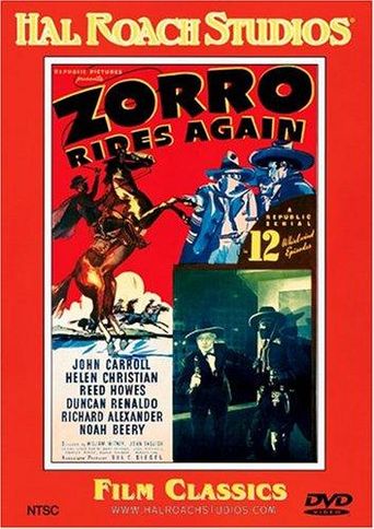  Zorro Rides Again Poster