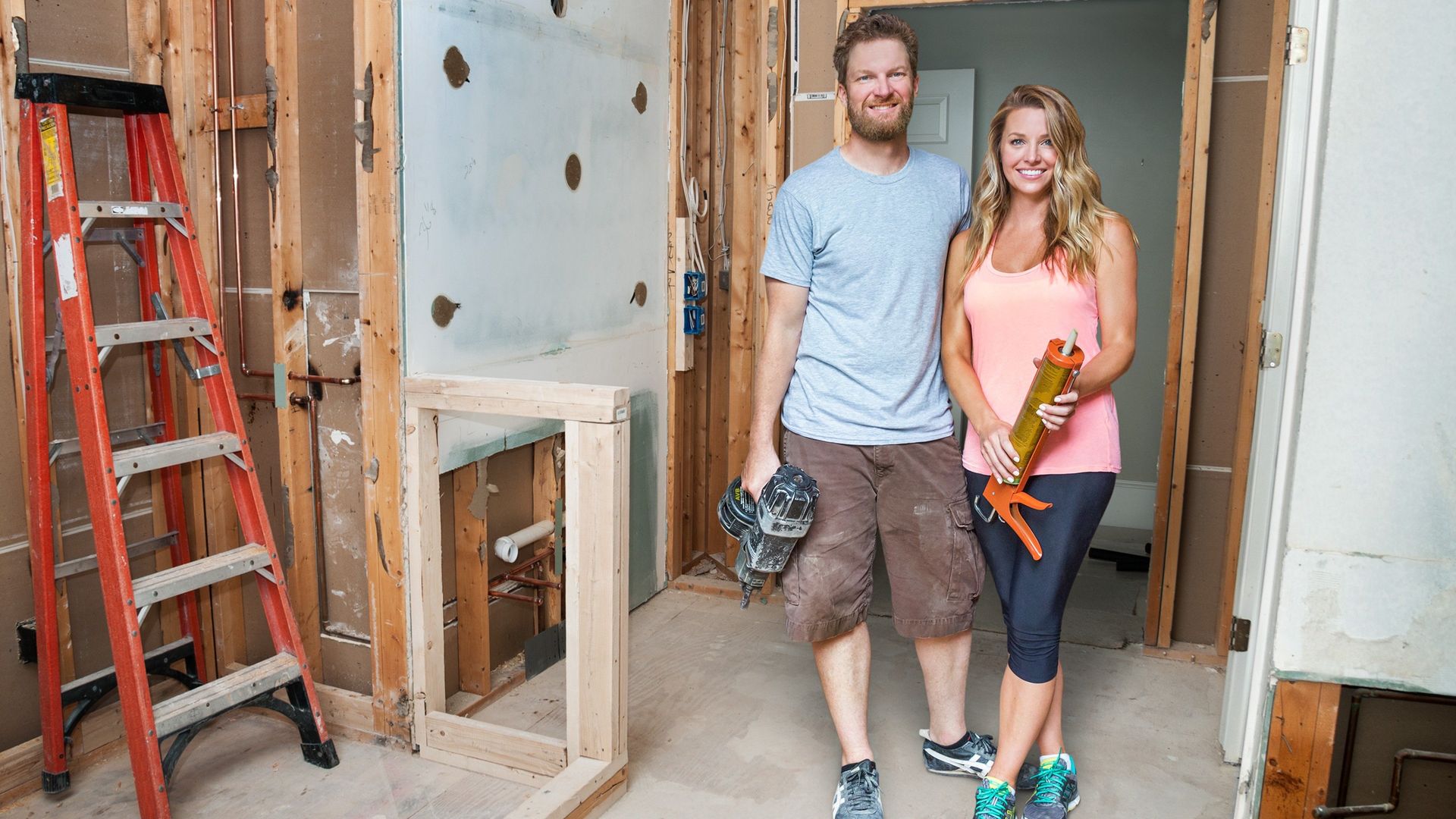 Renovation Realities: Dale Jr. & Amy Earnhardt Backdrop