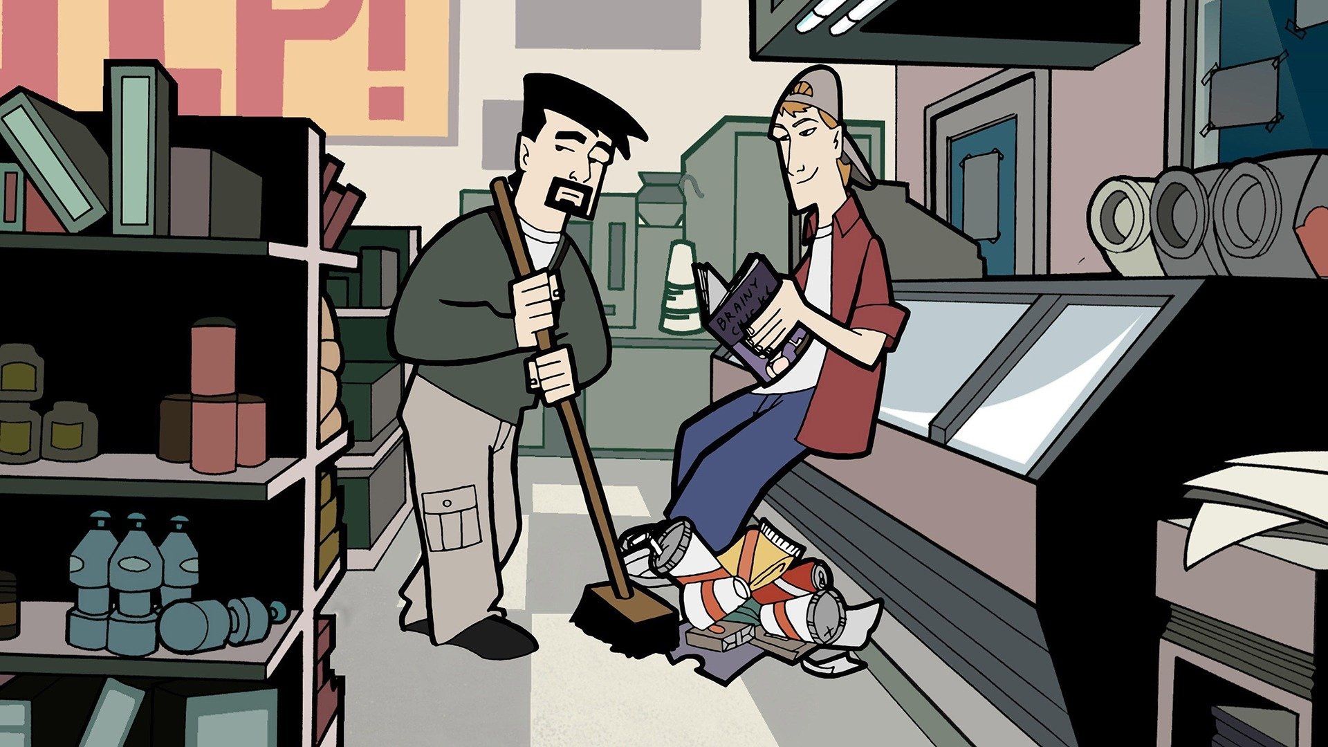 Clerks: The Animated Series Backdrop