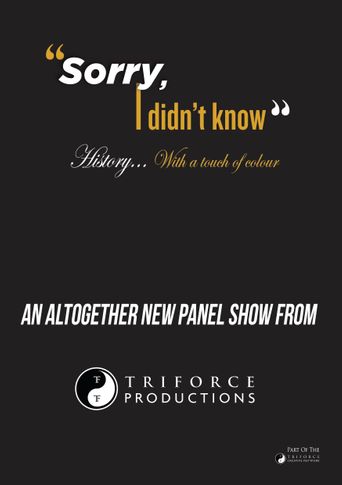  Sorry, I Didn't Know Poster