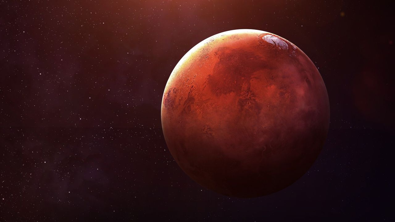 NASA Mars Landing Backdrop
