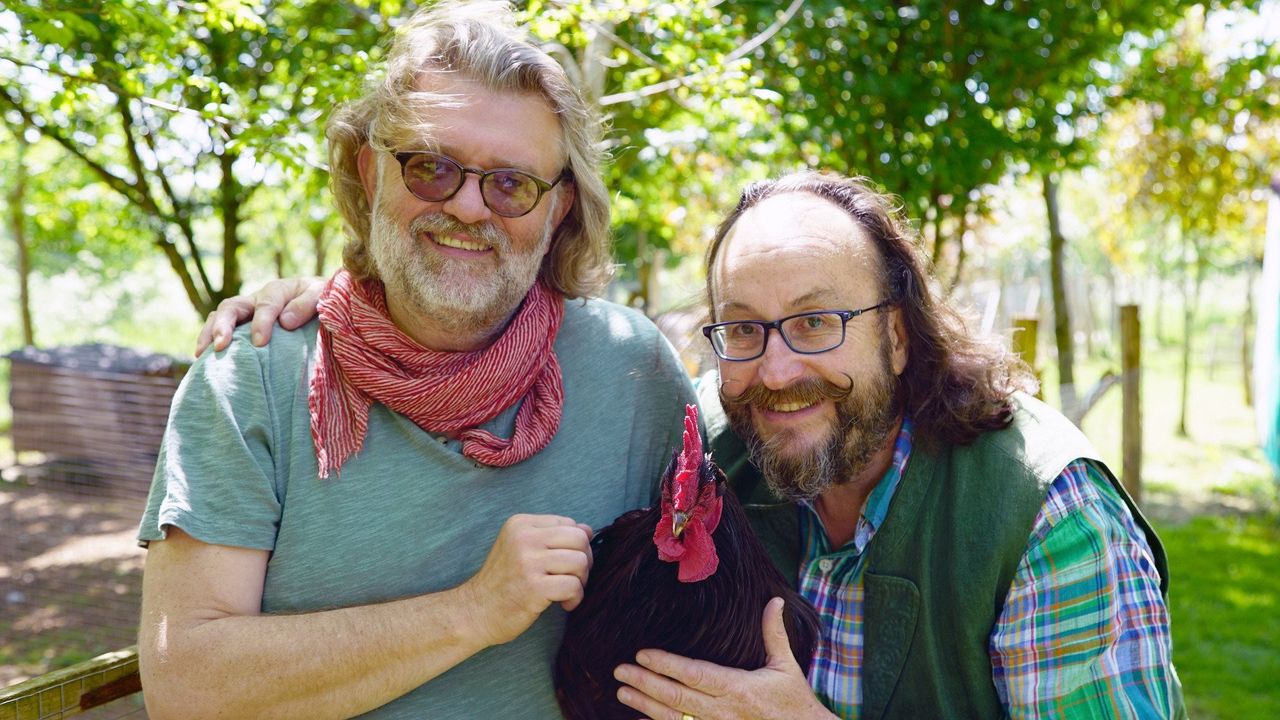 Hairy Bikers Chicken and Egg Backdrop