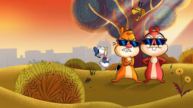 Chip 'N' Dale: Park Life Backdrop