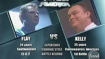 Season 04, Episode 10 Flay vs. Kelly: Cowboy Ribeye